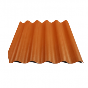 Eternit Villa viļņplāksne 875x920mm, 5 viļņi, ķieģeļu sarkana